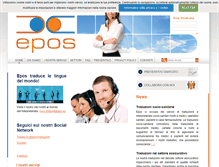 Tablet Screenshot of epostraduzioni.com